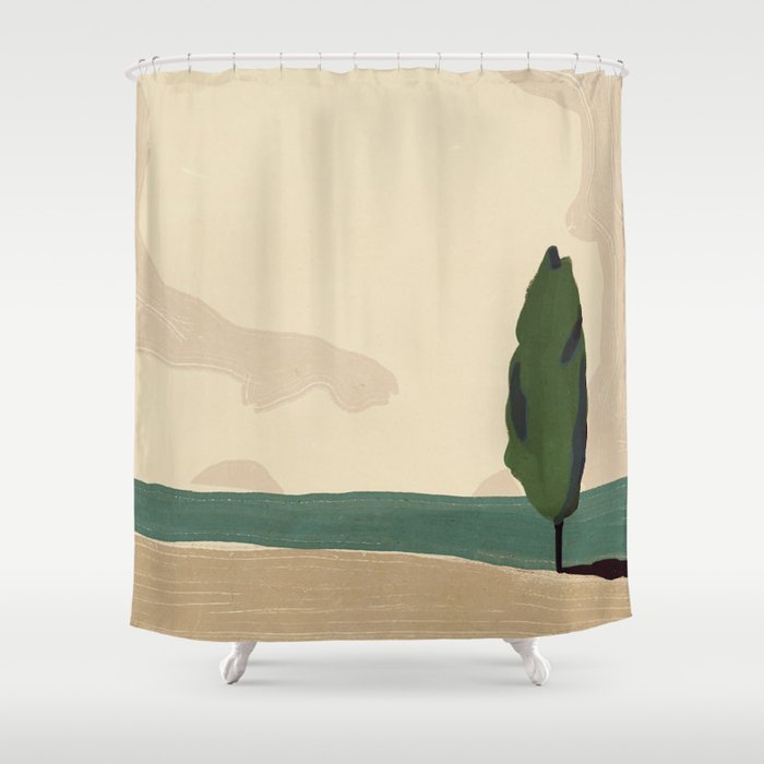 Quiet country Shower Curtain Gallery Image 1