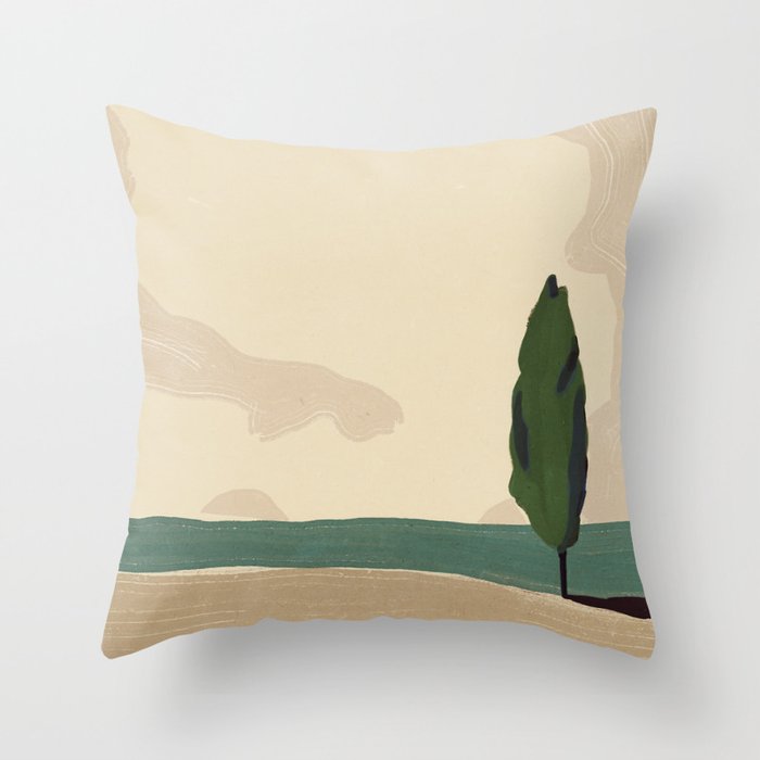 Quiet country Throw Pillow Gallery Image 6