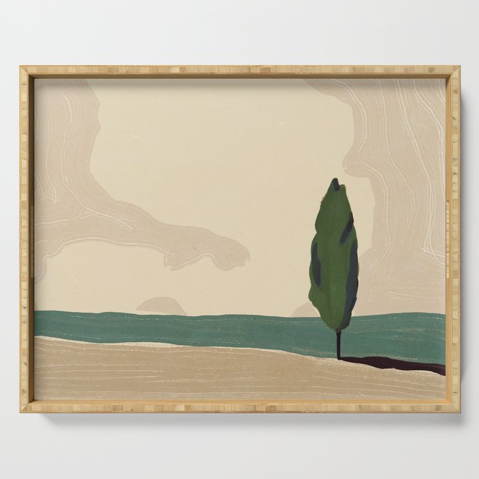 Quiet country Serving Tray Gallery Image 1