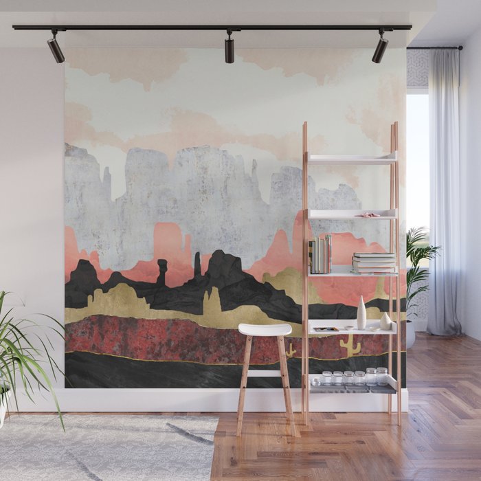 Distant Desert Wall Mural Gallery Image 1
