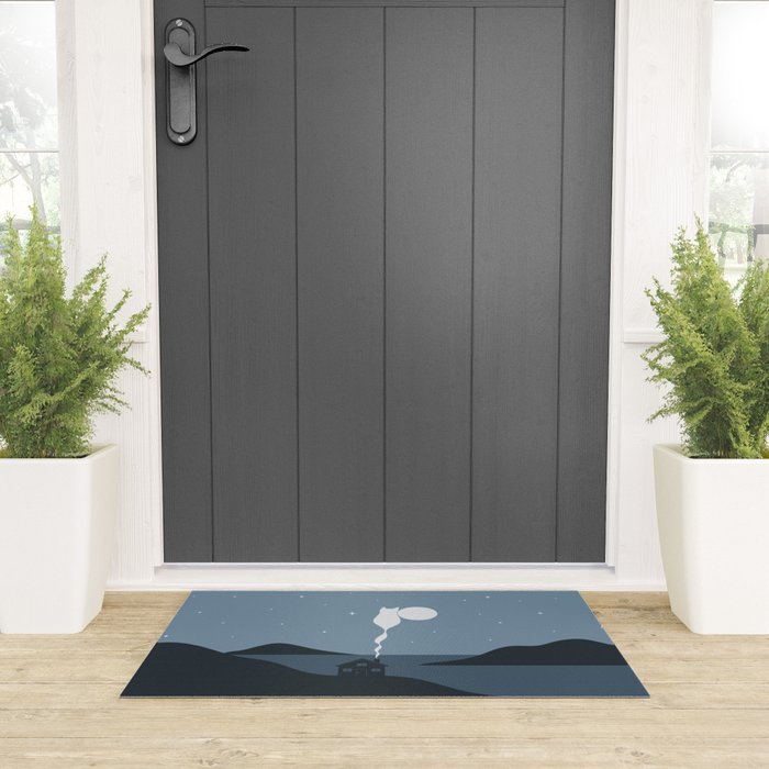 Cat Landscape 45 Welcome Mat Gallery Image 3