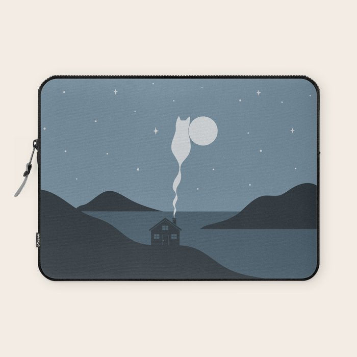 Cat Landscape 45 Laptop Sleeve Gallery Image 1
