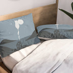 Cat Landscape 45 Pillow Sham Gallery Image 2