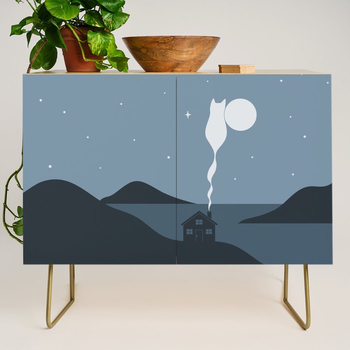 Cat Landscape 45 Credenza Gallery Image 1