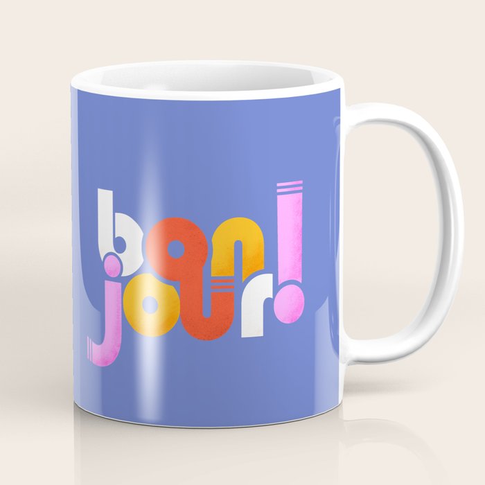 bonjour! french design Coffee Mug Gallery Image 1