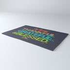Thankful, Grateful & Blessed HEART Rug Gallery Image 3