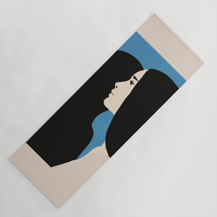 Girl Portrait 2 Yoga Mat Gallery Image 1