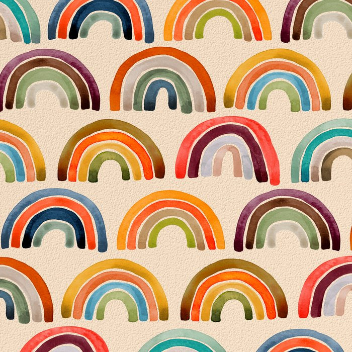 Rainbow Watercolor - Retro Palette Coffee Mug Gallery Image 2