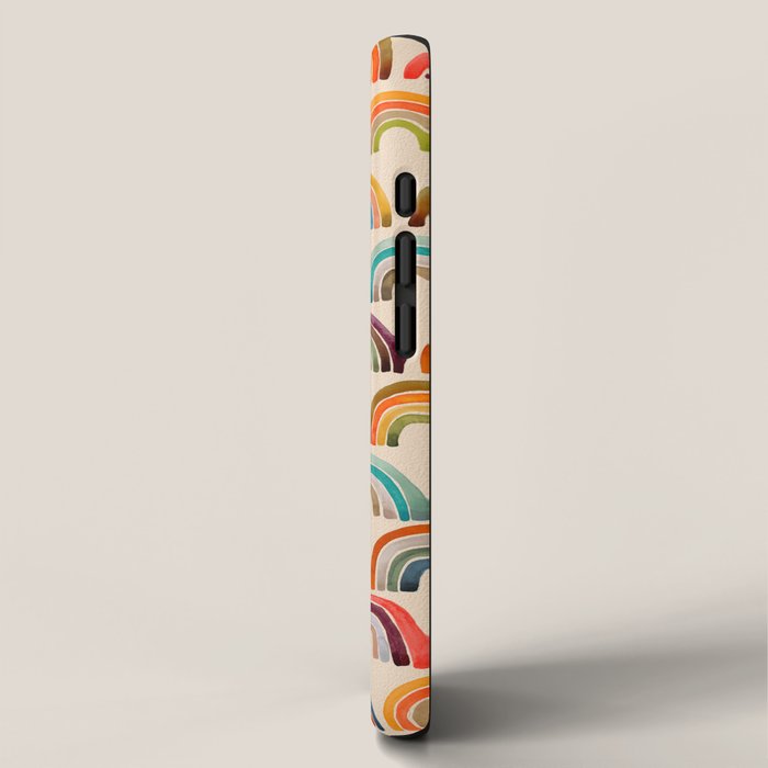 Rainbow Watercolor - Retro Palette iPhone Case Gallery Image 2