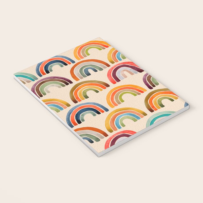 Rainbow Watercolor - Retro Palette Notebook Gallery Image 3