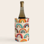 Rainbow Watercolor - Retro Palette Wine Chiller Gallery Image 3