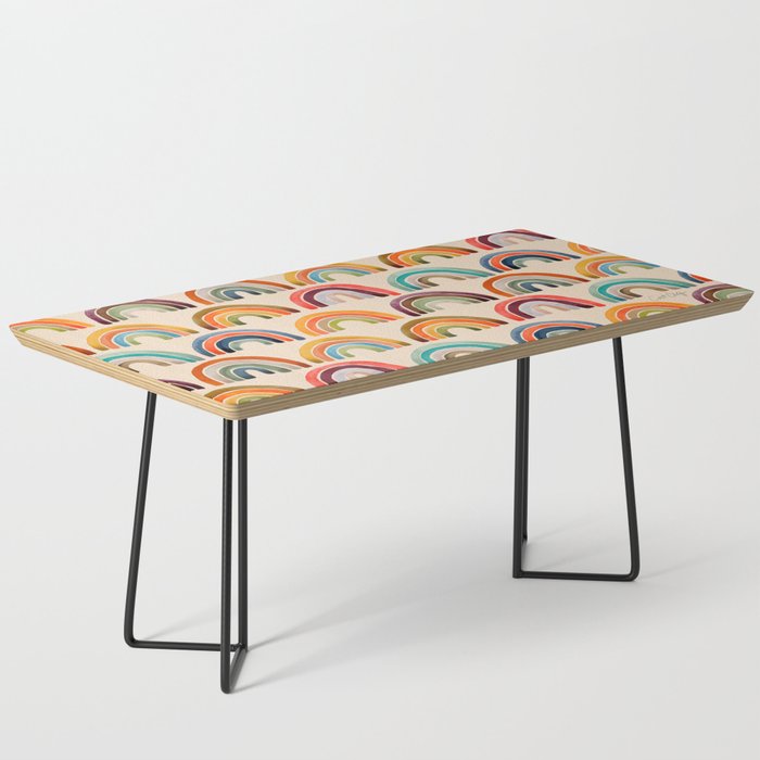 Rainbow Watercolor - Retro Palette Coffee Table Gallery Image 1