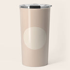 Moon Shapes Minimalism - Ethereal Light Travel Mug Gallery Image 1