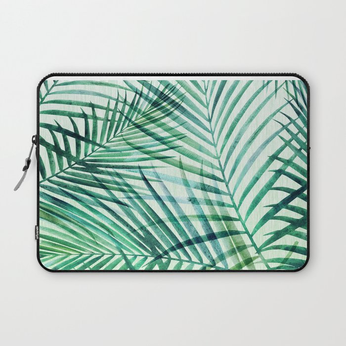 Tropical Fronds Abstract Design Laptop Sleeve Gallery Image 1