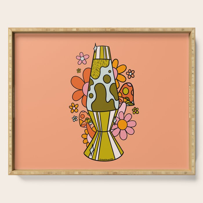 Capricorn Lava Lamp Serving Tray Gallery Image 1