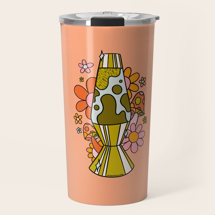 Capricorn Lava Lamp Travel Mug Gallery Image 1