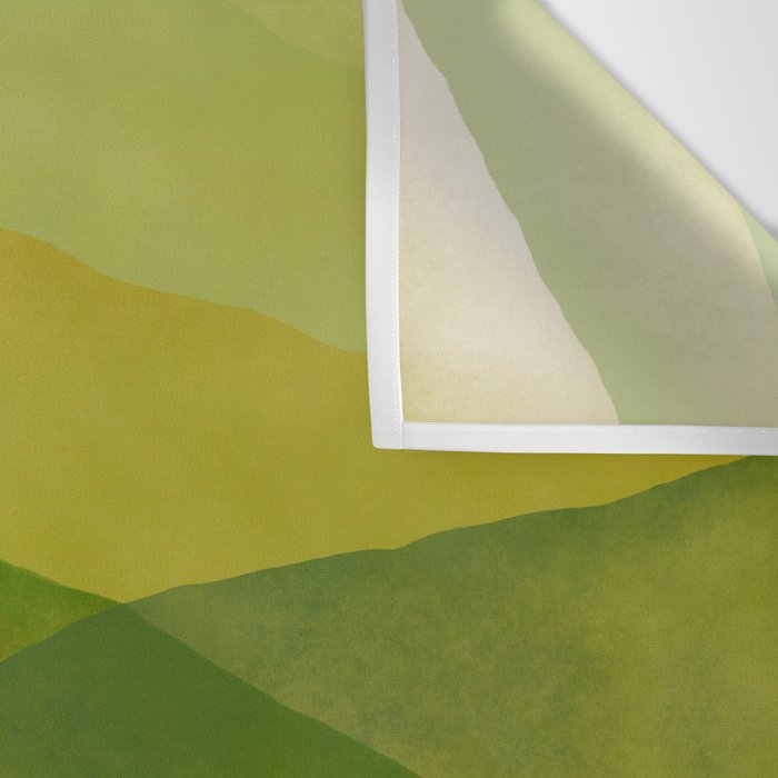Abstract  Art Print - Watercolor Mountain #7 Wall Tapestry Gallery Image 3