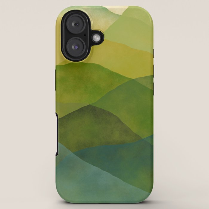 Abstract  Art Print - Watercolor Mountain #7 iPhone Case Gallery Image 5