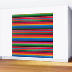 Serape Saltillo Red Wall Mural Gallery Image 2