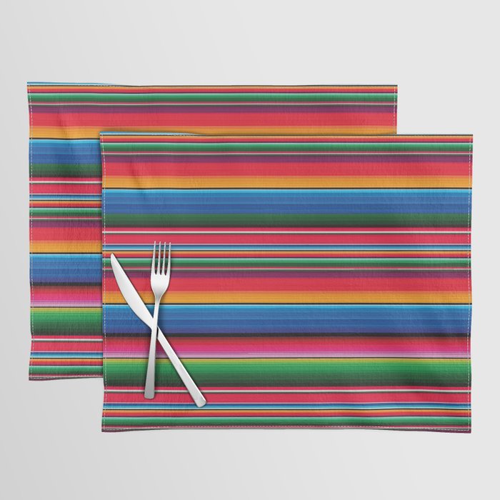 Serape Saltillo Red Placemat Gallery Image 1