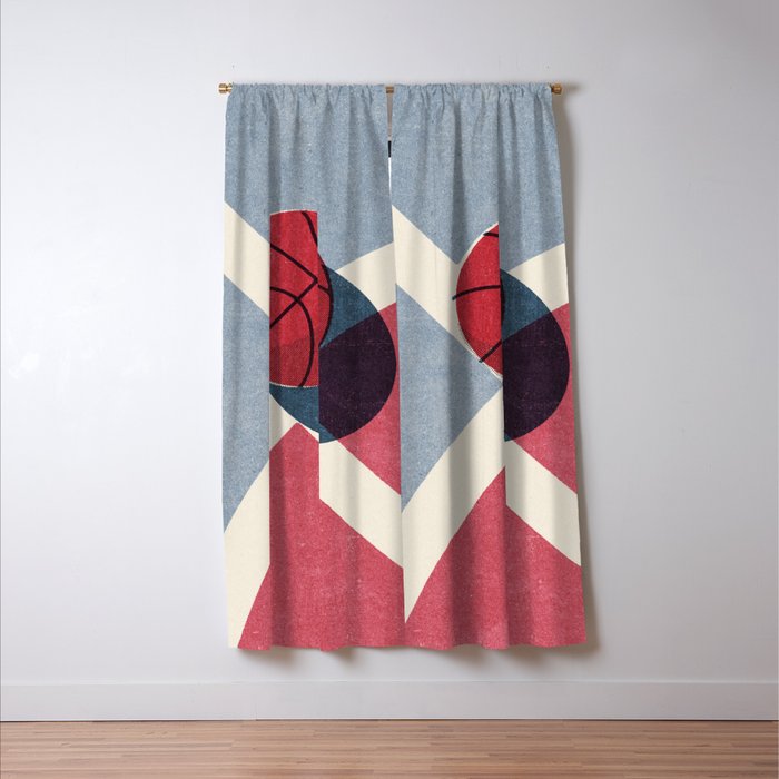 BALLS / Basketball (Outdoor) Window Curtain Gallery Image 3