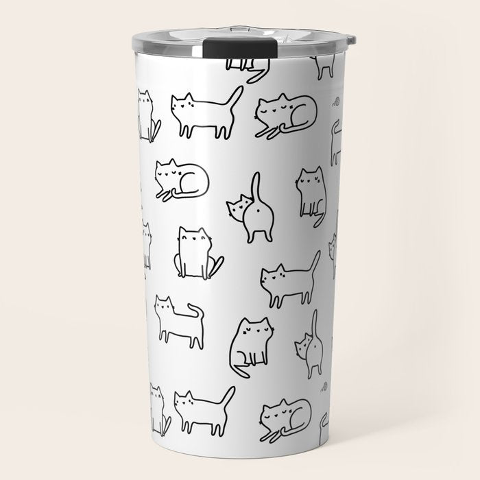 Cats, cats, cats Travel Mug Gallery Image 1