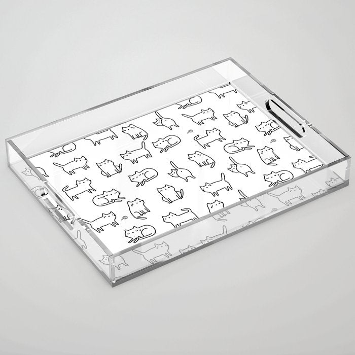Cats, cats, cats Acrylic Tray Gallery Image 1