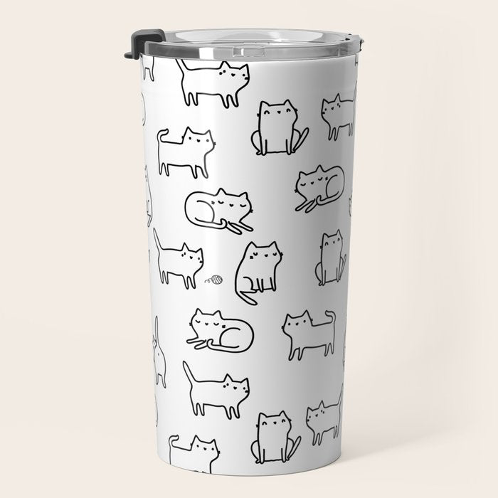Cats, cats, cats Travel Mug Gallery Image 3