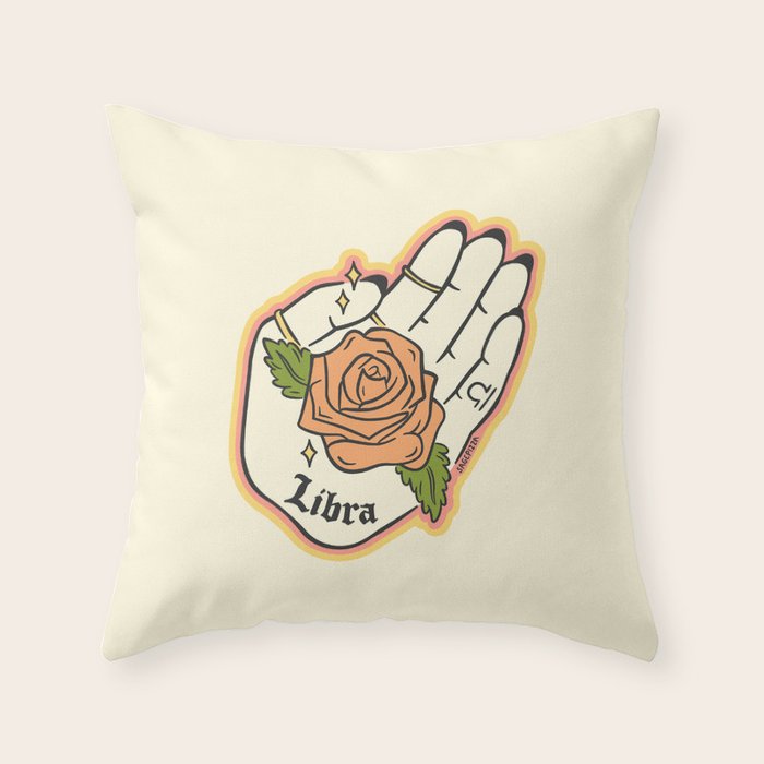 LIBRA Throw Pillow Gallery Image 6