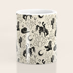 Cowboys and Cacti - cream and black Coffee Mug Gallery Image 4