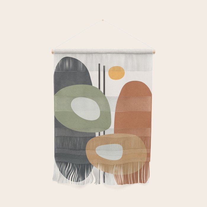 Modern Abstract Shapes 13 Wall Hanging Gallery Image 1