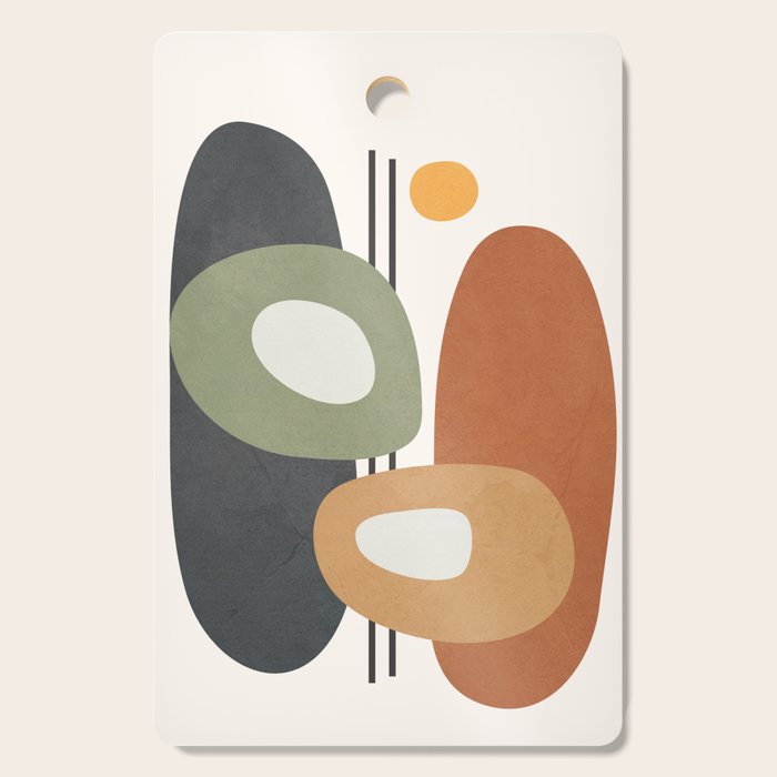 Modern Abstract Shapes 13 Cutting Board Gallery Image 1
