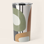 Modern Abstract Shapes 13 Travel Mug Gallery Image 1