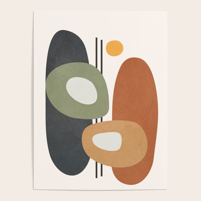 Modern Abstract Shapes 13 Poster Gallery Image 4