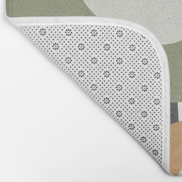 Modern Abstract Shapes 13 Bath Mat Gallery Image 2
