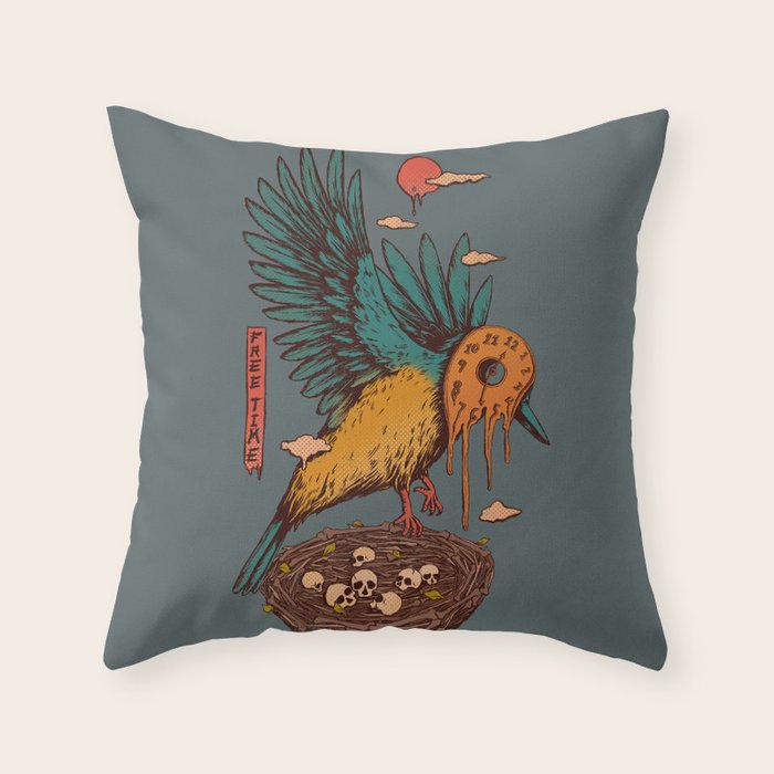 Free Time Throw Pillow Gallery Image 6