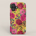 Vintage & Shabby Chic - Summer Tropical Roses Flower Garden iPhone Case Gallery Image 1