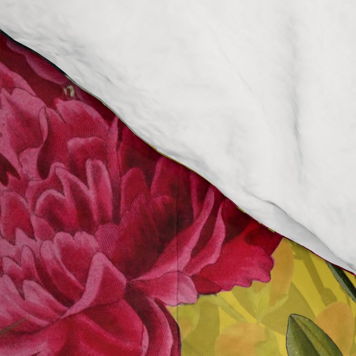 Vintage & Shabby Chic - Summer Tropical Roses Flower Garden Comforter Gallery Image 4