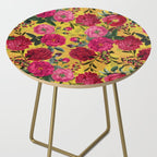 Vintage & Shabby Chic - Summer Tropical Roses Flower Garden Side Table Gallery Image 2