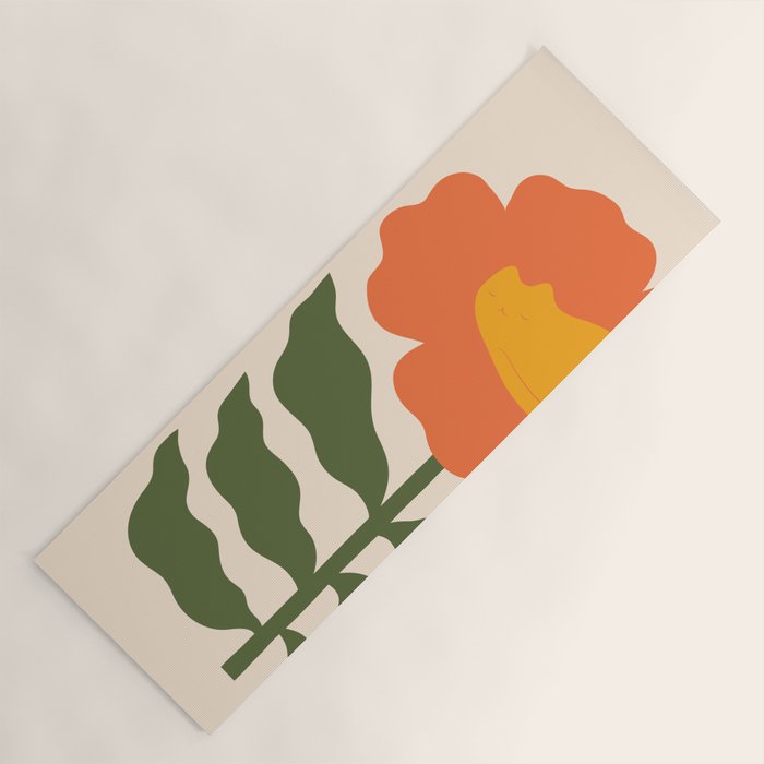 Cat and Plant 60 Yoga Mat Gallery Image 1