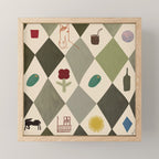 Green Diamond Mini Art Print Gallery Image 1