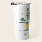Atomic Age Nuclear Abstract Motif â Mid Century Modern Pattern Travel Mug Gallery Image 3
