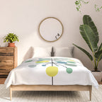 Atomic Age Nuclear Abstract Motif â Mid Century Modern Pattern Comforter Gallery Image 3