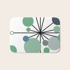 Atomic Age Nuclear Abstract Motif â Mid Century Modern Pattern Bath Mat Gallery Image 1