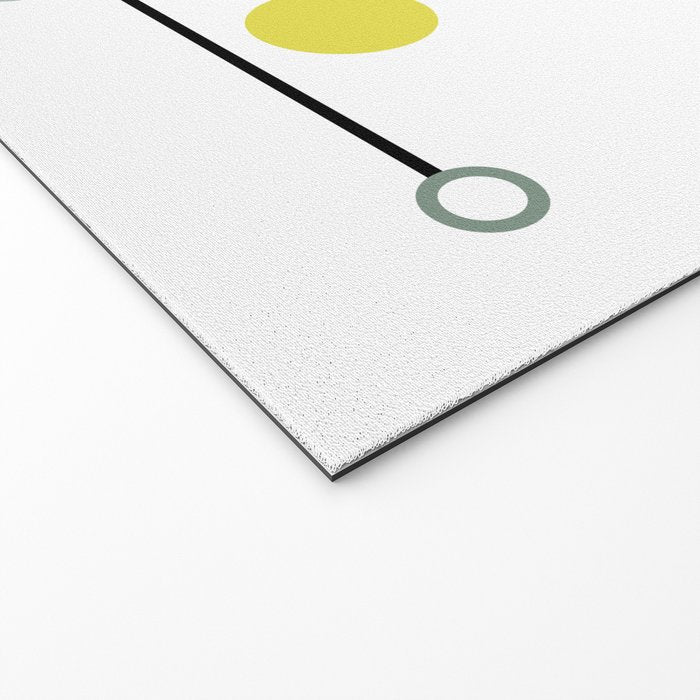 Atomic Age Nuclear Abstract Motif â Mid Century Modern Pattern Welcome Mat Gallery Image 2