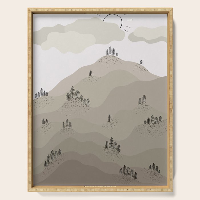Fall Hills Serving Tray Gallery Image 1