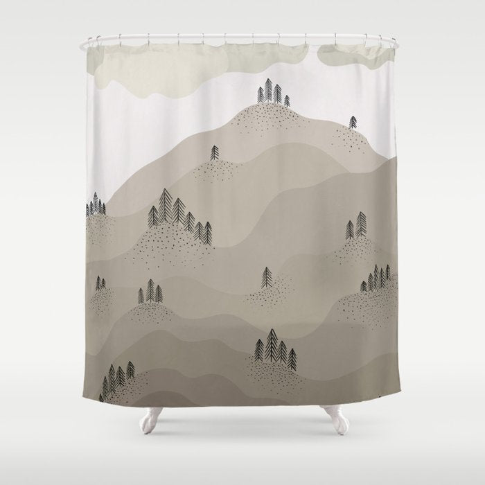 Fall Hills Shower Curtain Gallery Image 1