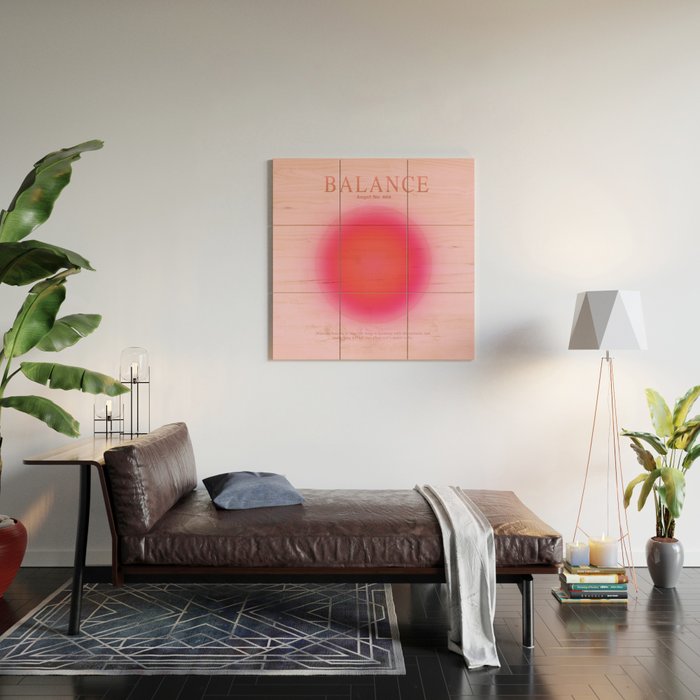 Gradient Angel Numbers: Angel Number 888 - Balance (Pink Palette) Wood Wall Art Gallery Image 2