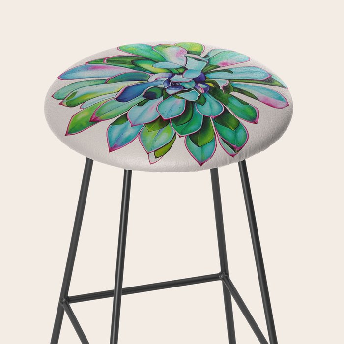 Whispers of the Desert and Cacti Dreams Stool Gallery Image 2
