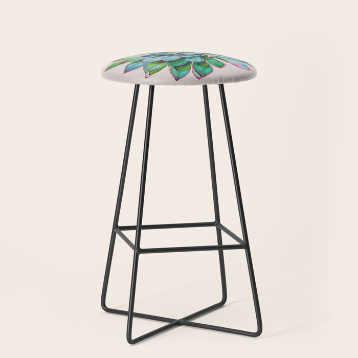 Whispers of the Desert and Cacti Dreams Stool Gallery Image 1